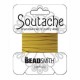 Beadsmith polyester soutache cord 3mm - Cadmium yellow